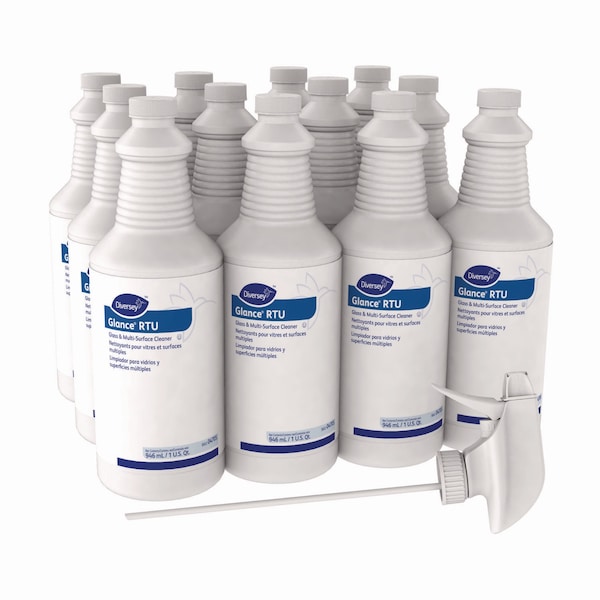 Diversey Cleaners & Detergents, Spray Bottle, Original, Blue, 12 PK 4705 - main